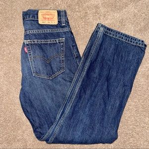 Levi’s 505 Dark Wash Straight Leg 18 Regular 29X29